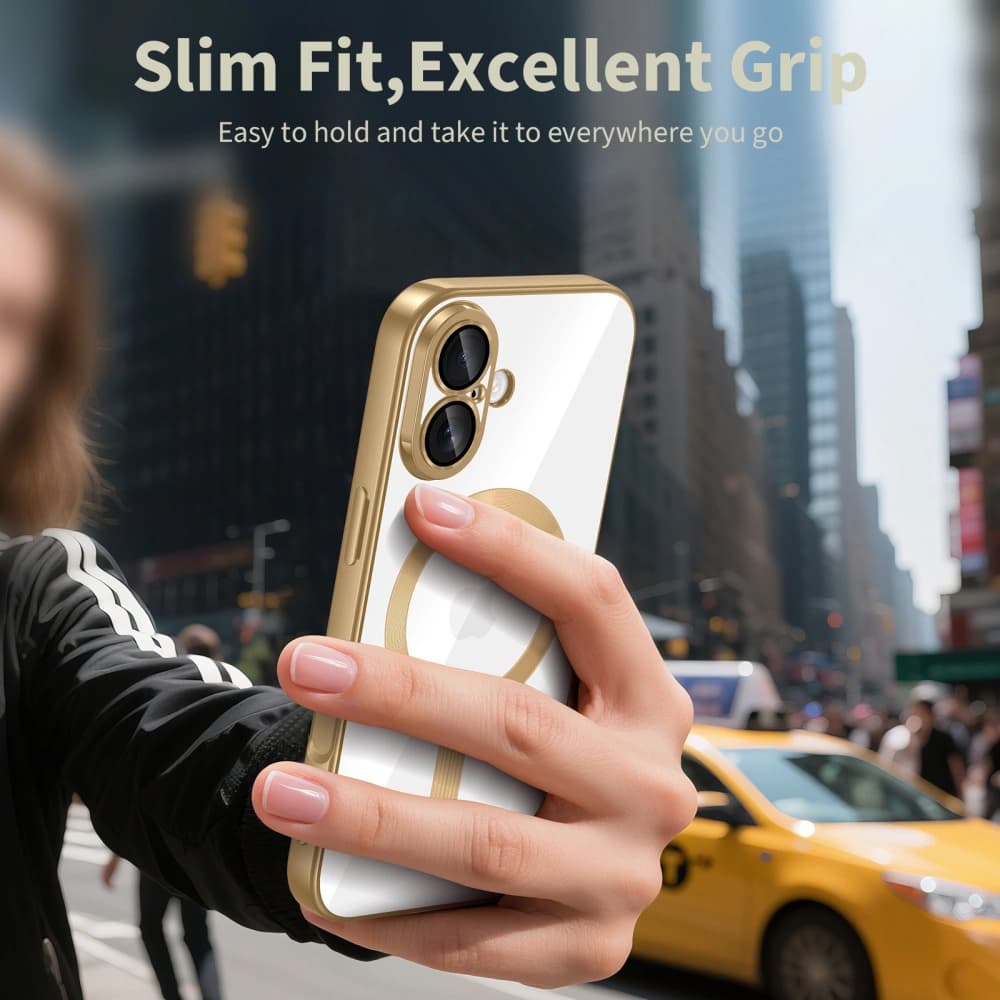 Techsuit Luxury Crystal MagSafe iPhone 17 světle fialová - náhled 5