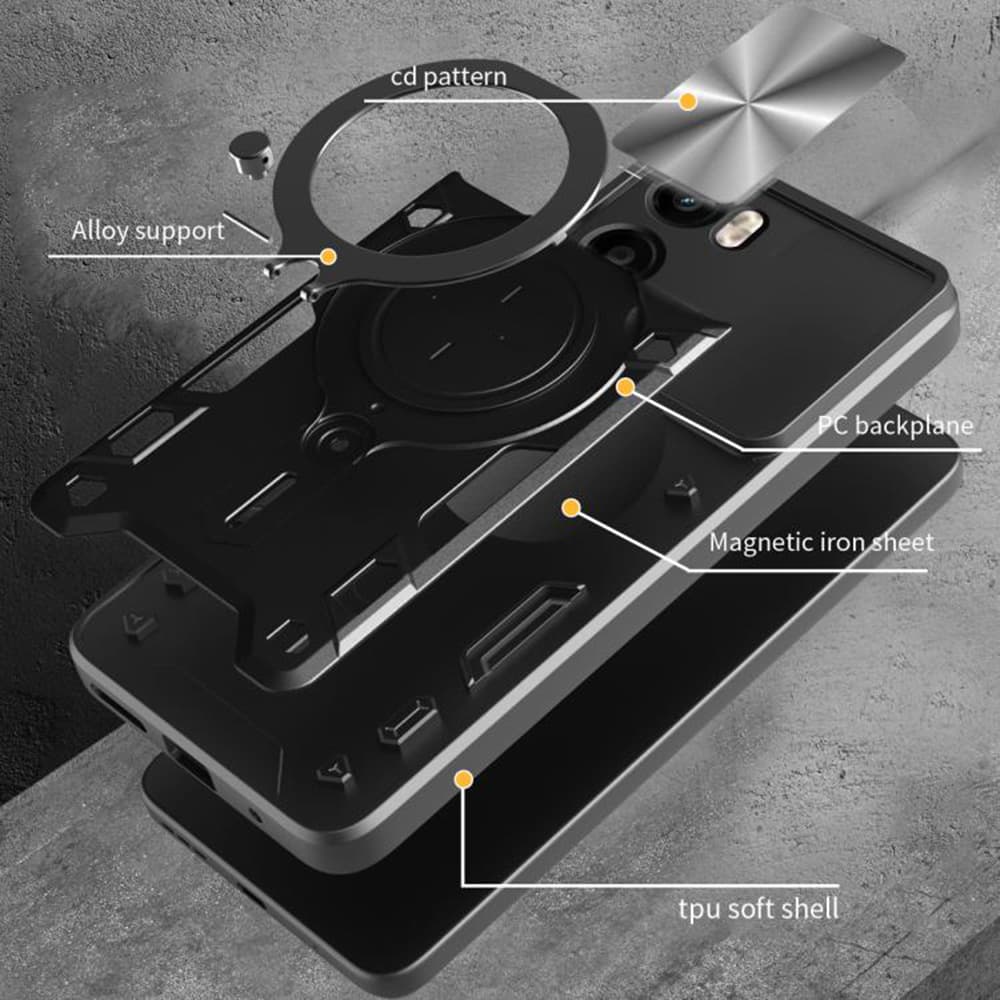 Ochranný kryt Techsuit CamGuard Pro pro Motorola Moto G05 E15 růžově zlatý - náhled 5