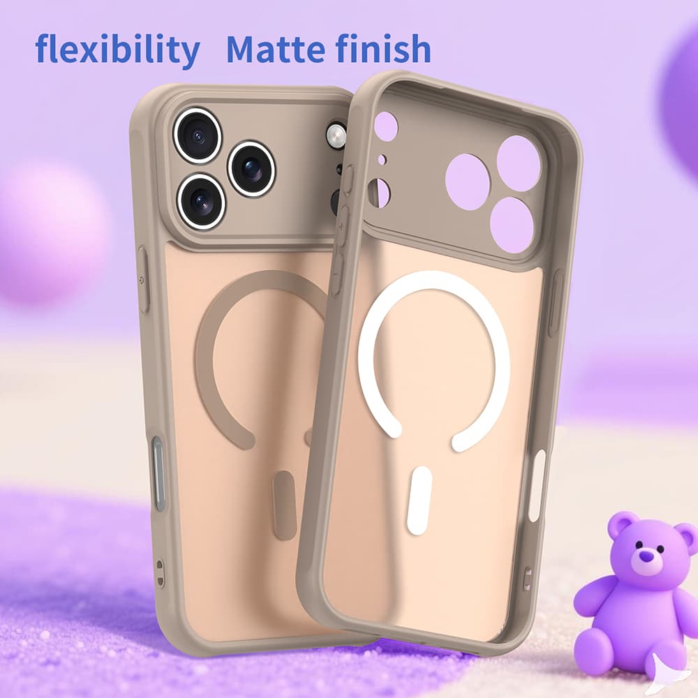 Techsuit HaloFrost II MagSafe kryt pro iPhone 17 Pro zlatý - náhled 5