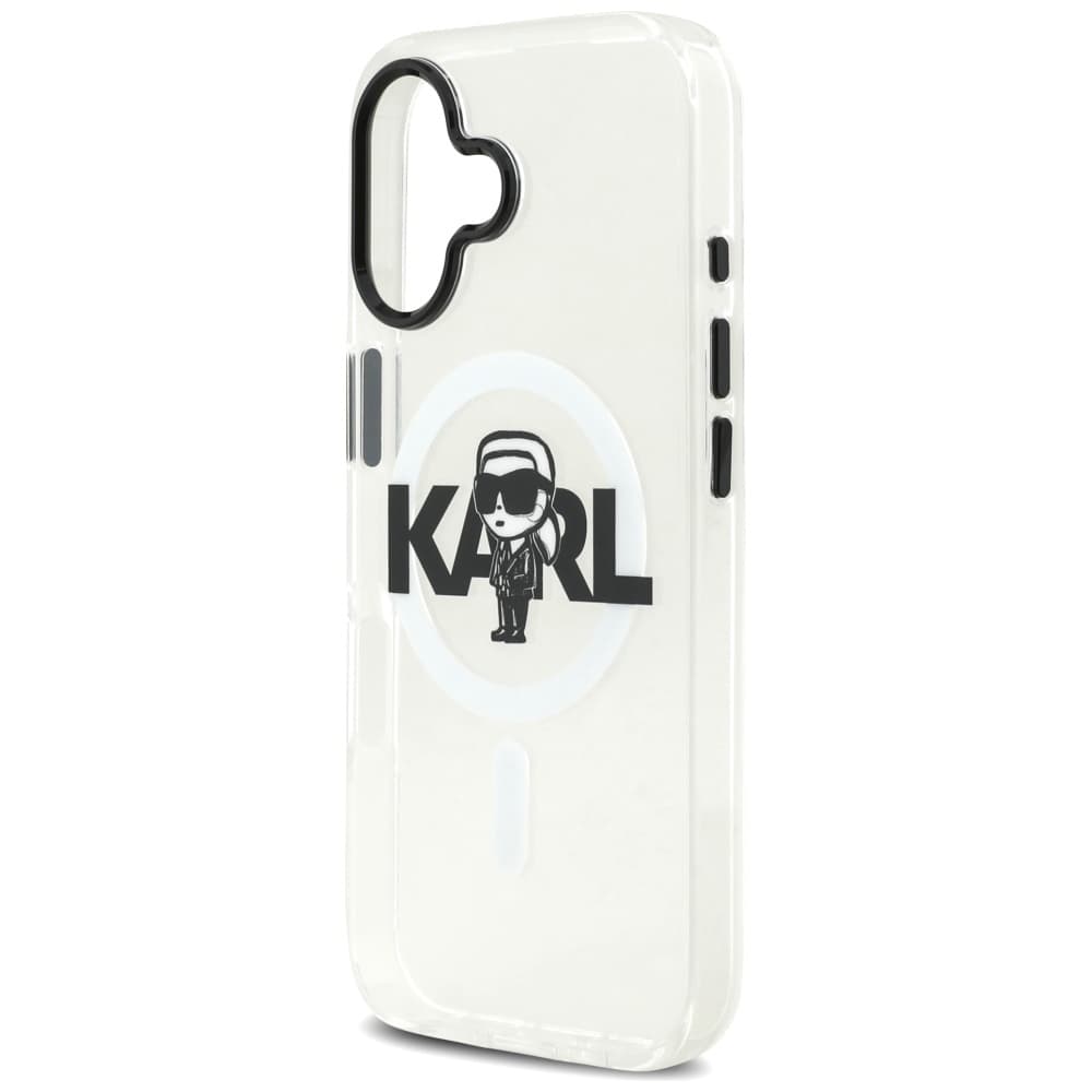 Karl Lagerfeld IML MagSafe Sketch Logo iPhone 17 průhledný Karl - náhled 5