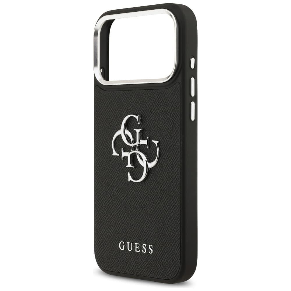 Guess Hardcase 4G Grained Big and Classic Logo iPhone 17 Pro černá - náhled 5