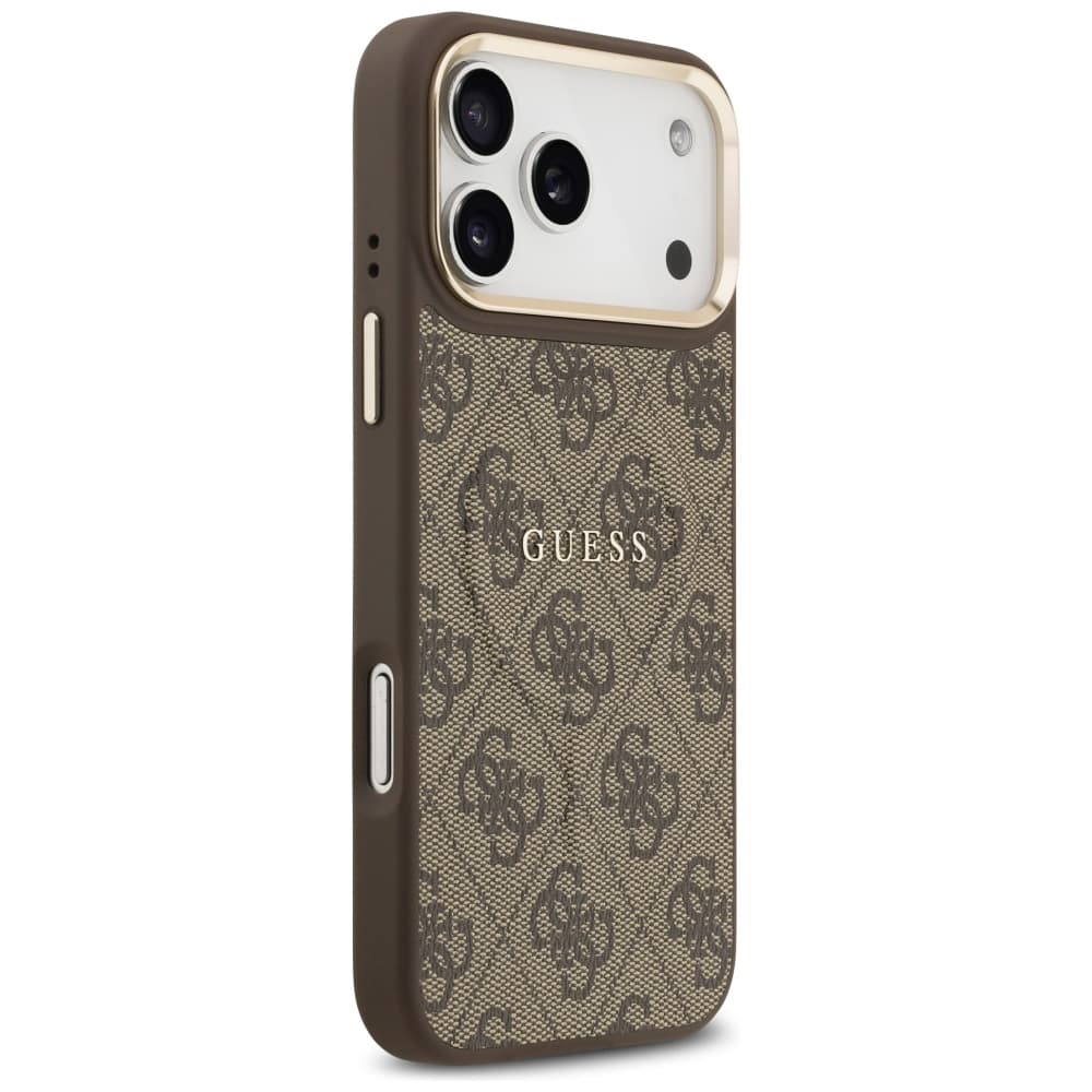 Guess Hardcase 4G Classic MagSafe iPhone 17 Pro Hnědý - náhled 5