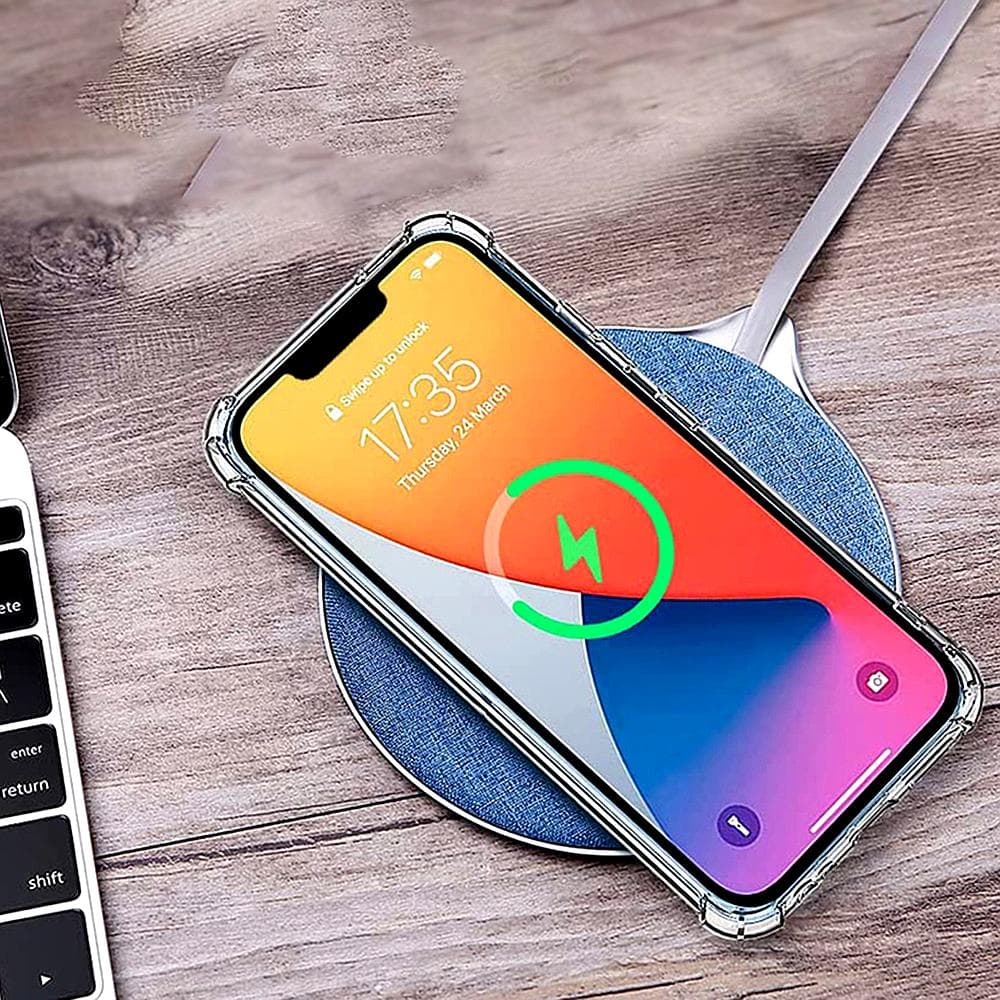 Techsuit Shockproof průhledný silikon MagSafe iPhone 17 Pro kouřově černá - náhled 5