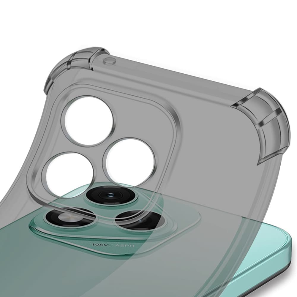 Techsuit Shockproof průhledný silikon MagSafe iPhone 17 kouřově černý - náhled 5