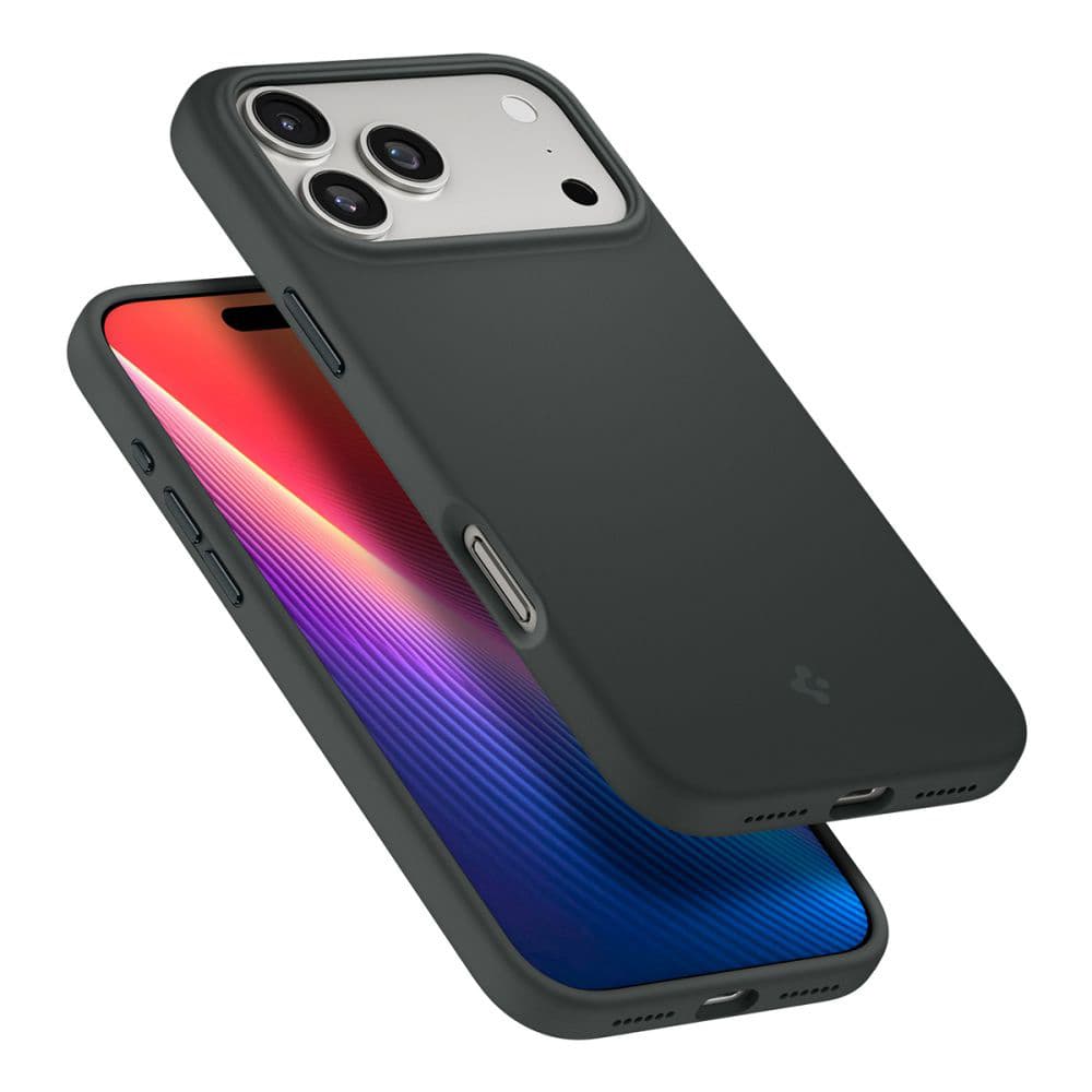 Spigen Silicone Fit MagSafe pro iPhone 17 Pro v barvě Abyss Green - náhled 5