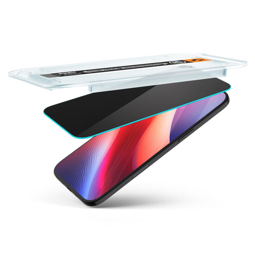 Spigen Glas.tR EZ-FIT 2 ks iPhone 17 Air Privacy černá - náhled 5