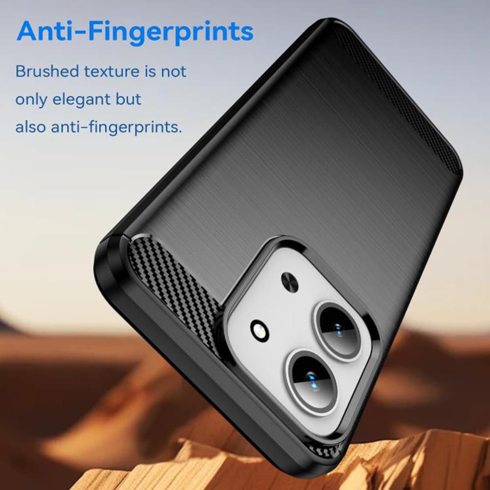 Techsuit Carbon Silicone pro Xiaomi Redmi 15C 4G/5G Poco C85 4G černá - náhled 5