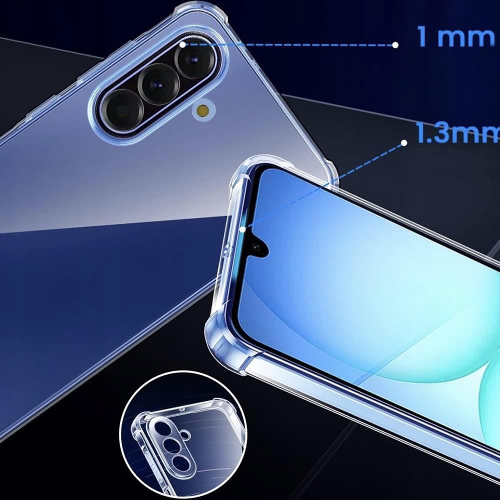 Techsuit Shockproof průhledný silikon pro Samsung Galaxy A17 5G A17 4G průhledný - náhled 5