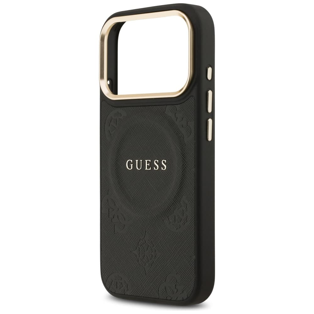 Guess Peony Hot Stamp MagSafe GUHMP17LPSAMSECK iPhone 17 Pro černá - náhled 5