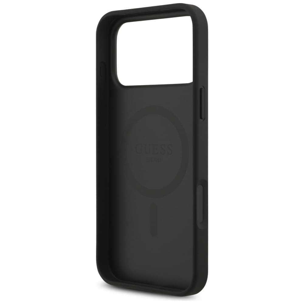 Guess 4G Circle Classic Logo MagSafe iPhone 17 Pro Max černá - náhled 5