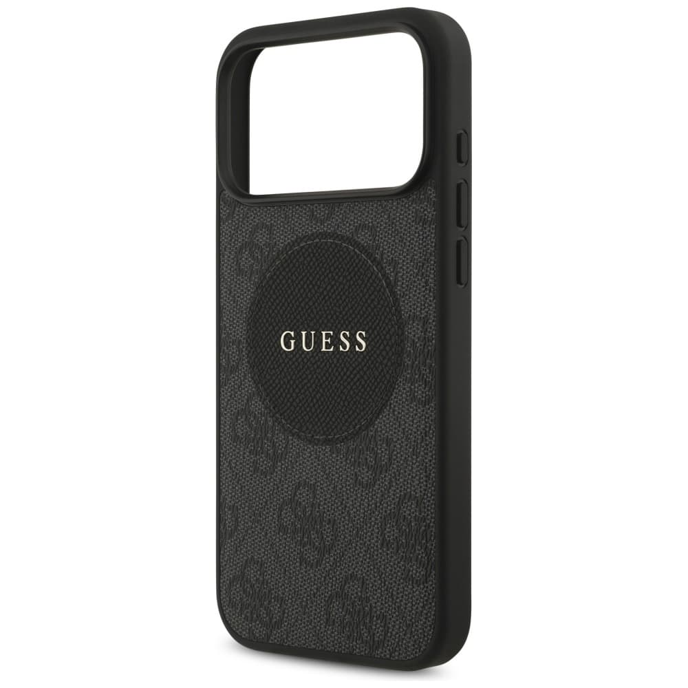 Guess 4G Circle Classic Logo MagSafe iPhone 17 Pro černá - náhled 5