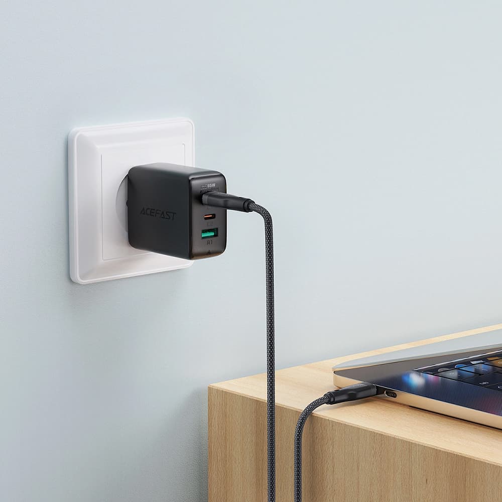 Acefast Datový kabel C8-03 Rychlé nabíjení Type-C na Type-C 1.2m černý - náhled 5