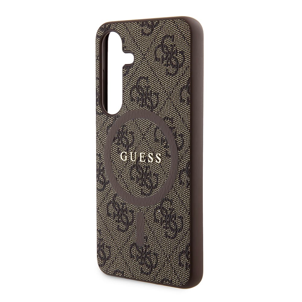 Guess 4G Collection Leather MagSafe Samsung Galaxy Z Flip7 hnědý - náhled 5