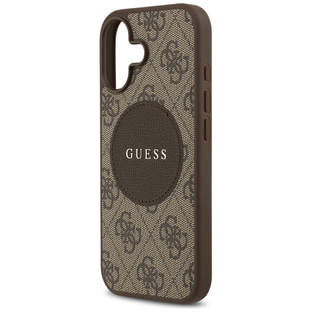 Guess 4G Circle Classic Logo MagSafe iPhone 17 Hnědá - náhled 5