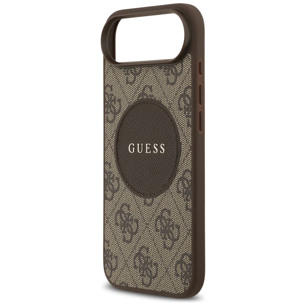 Guess 4G Circle Classic Logo MagSafe iPhone 17 Air Hnědá - náhled 5