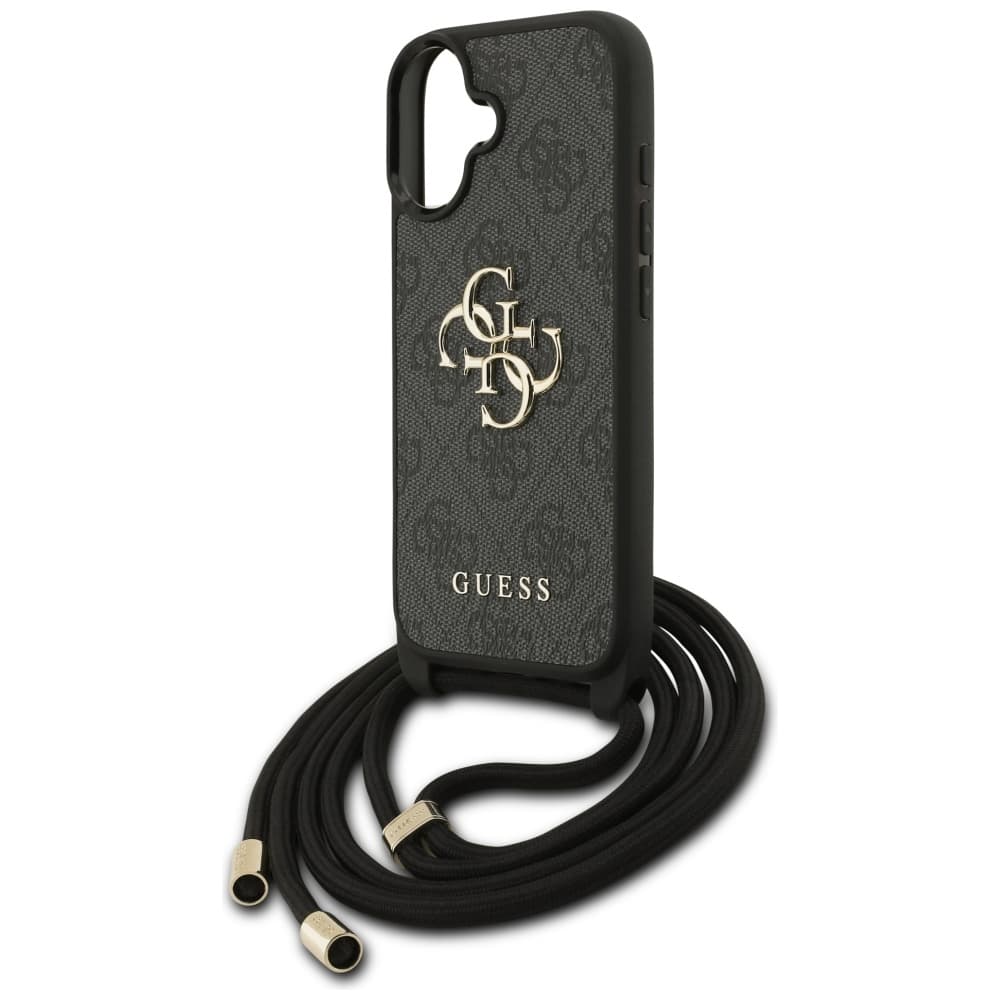 Guess Hardcase 4G CBDY Big Logo s popruhem iPhone 17 černá - náhled 5