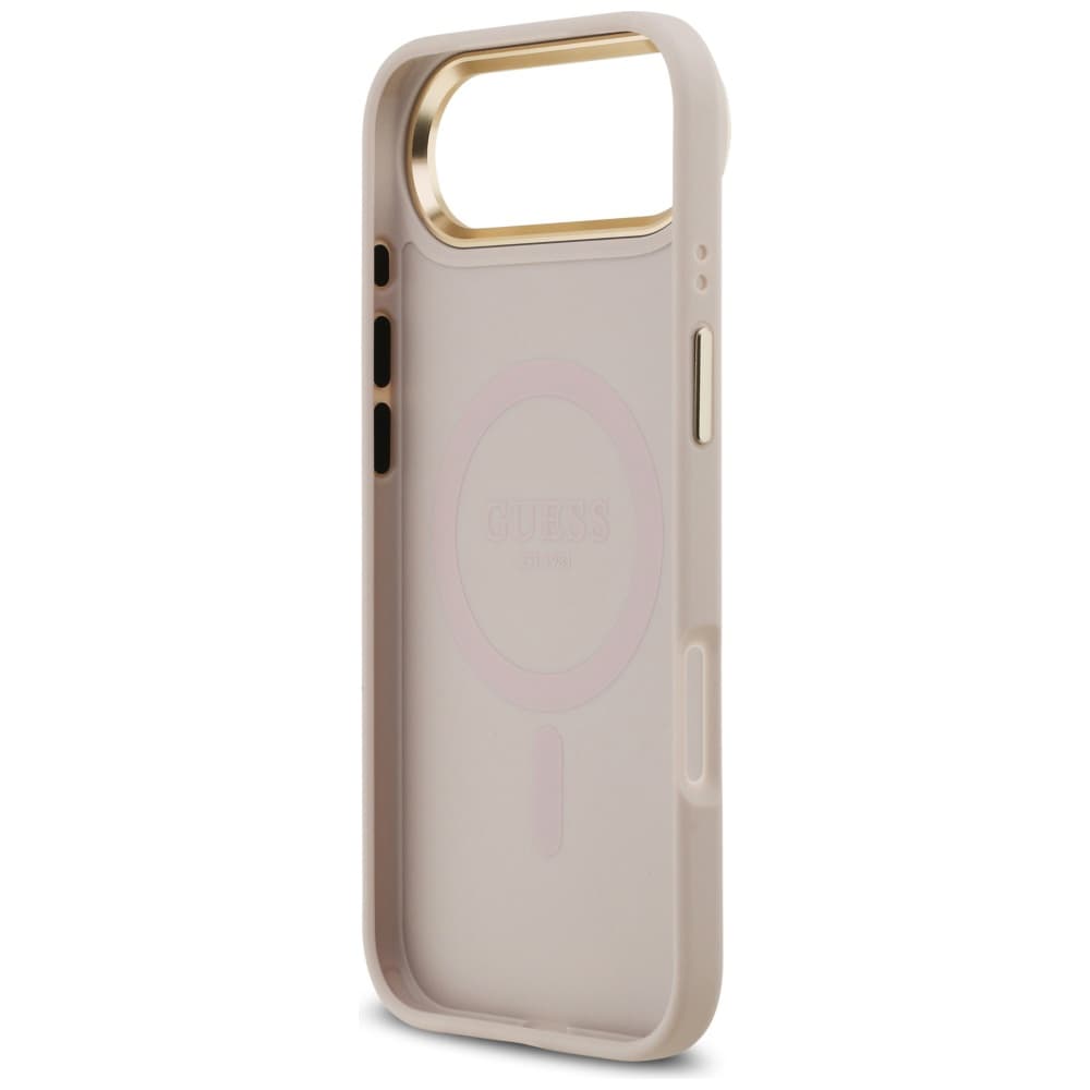 Guess Hardcase 4G Strass Logo &amp; Big Strap iPhone 17 Air růžová - náhled 5