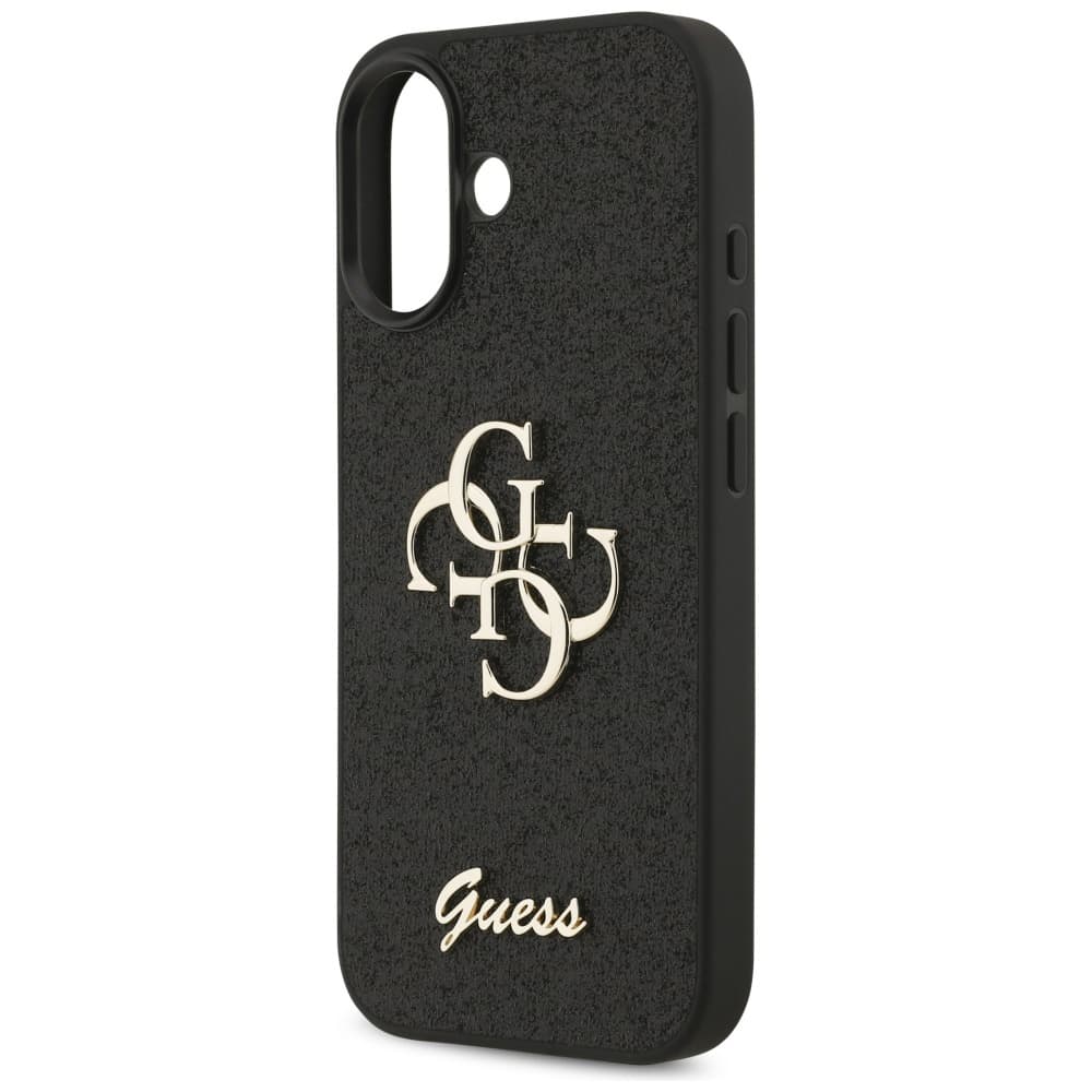 Guess Fixed Glitter Big 4G GUHCP17SHG4SGK iPhone 17 Černá - náhled 5