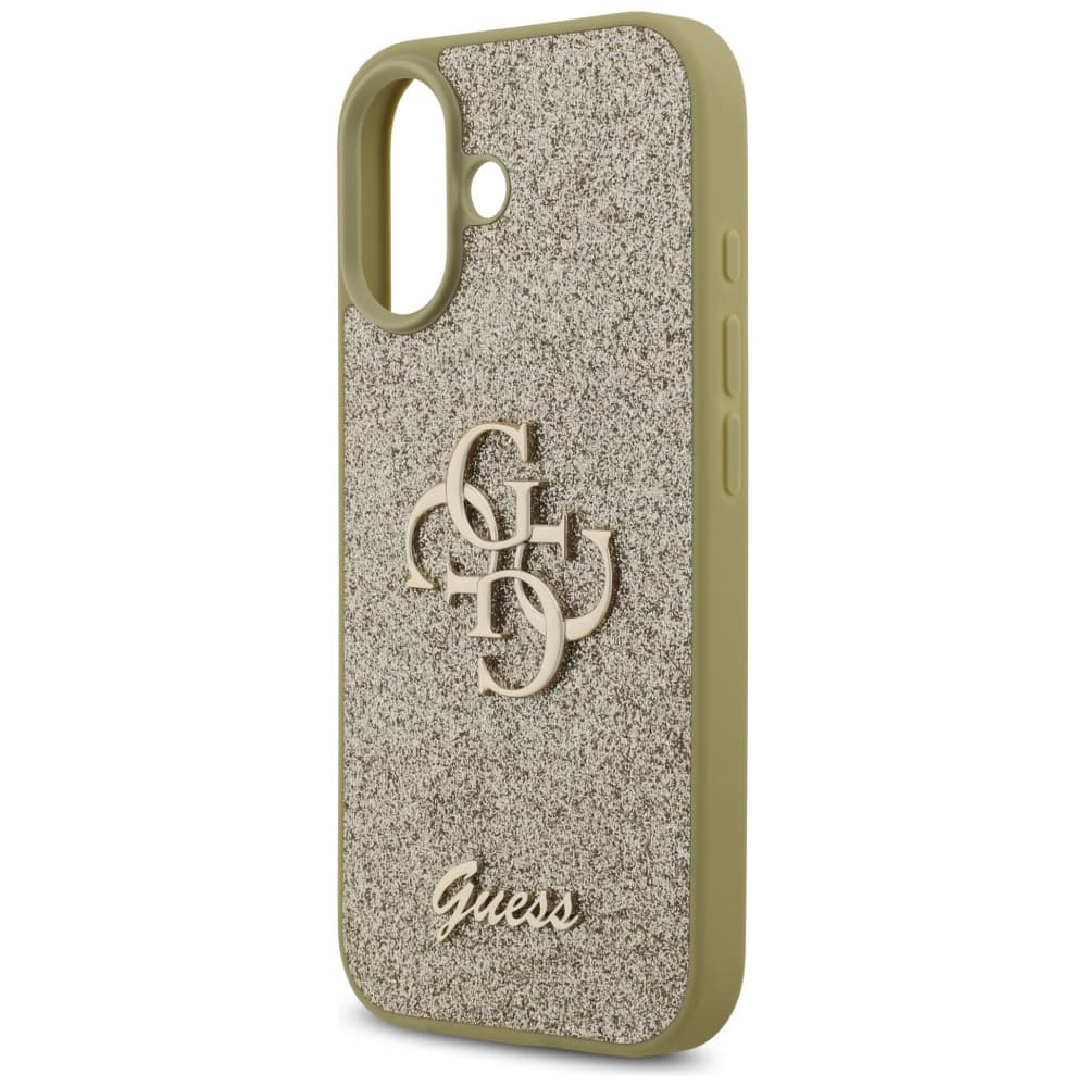 Guess Fixed Glitter Big 4G GUHCP17SHG4SGD iPhone 17 zlatá - náhled 5