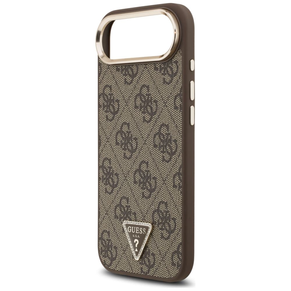 Guess Hardcase 4G Triangle Logo iPhone 17 Air Hnědá - náhled 5