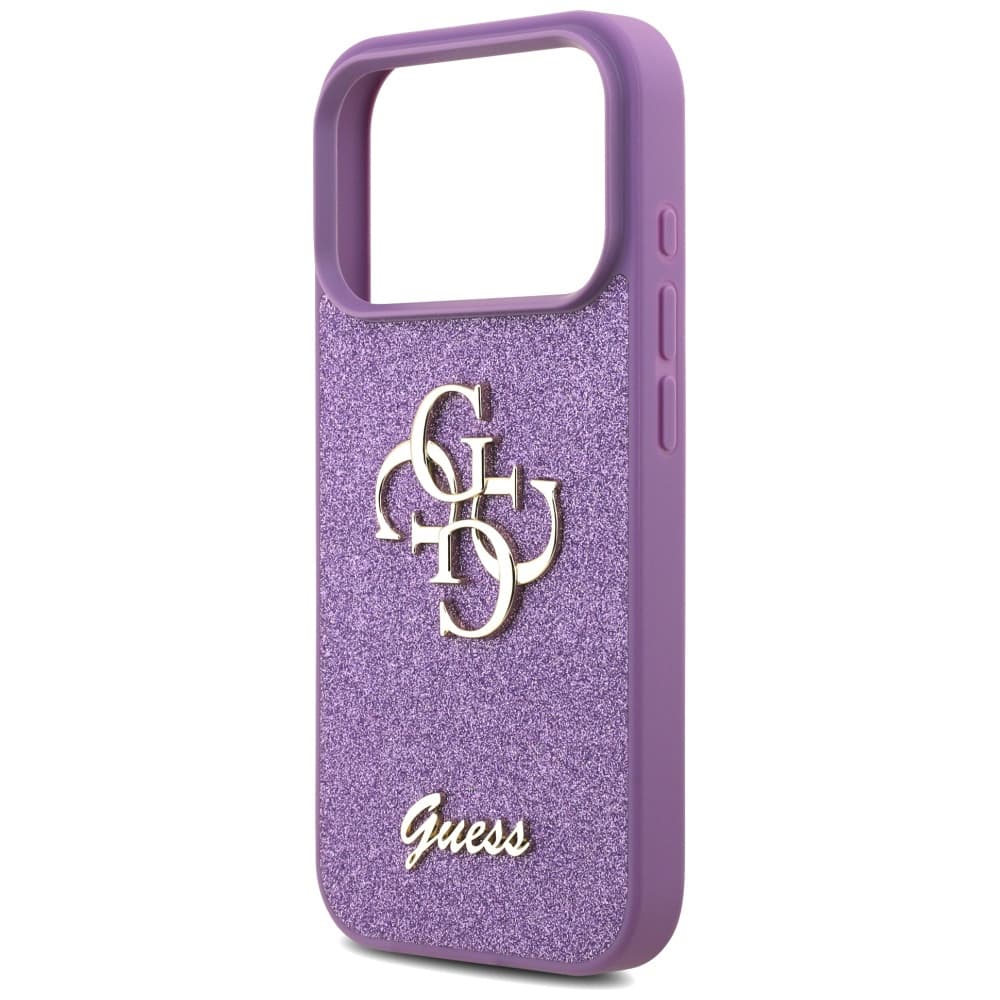 Guess Fixed Glitter Big 4G GUHCP17XHG4SGL iPhone 17 Pro Max lila - náhled 5