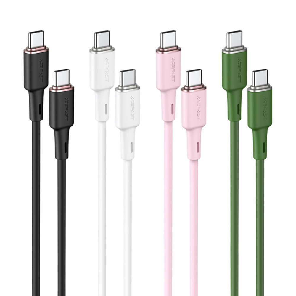 Acefast Datový kabel C2-03 Type-C na Type-C 60W 3A Rychlé nabíjení 1.2m černý - náhled 5