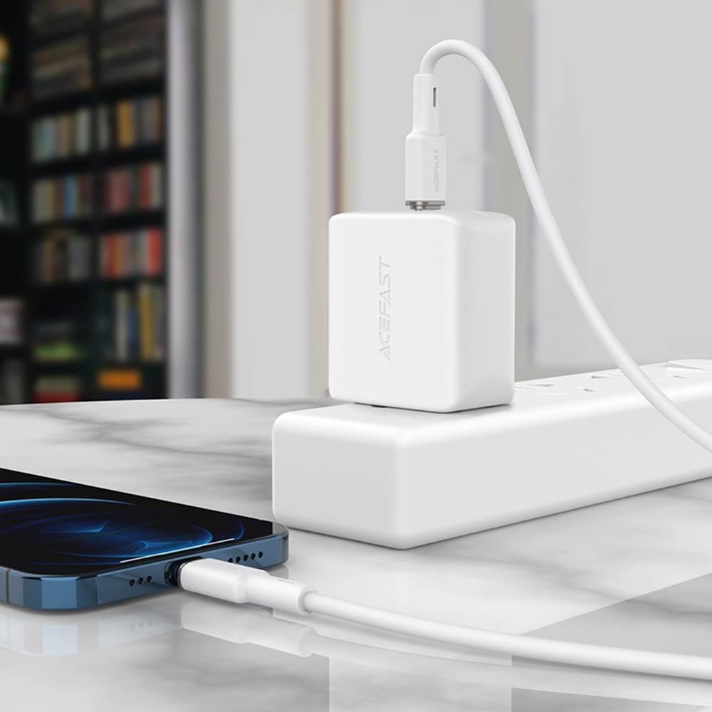 Acefast Data Cable C2-01 Type-C na Lightning 30W 3A Rychlé nabíjení MFi 1.2m černá - náhled 5