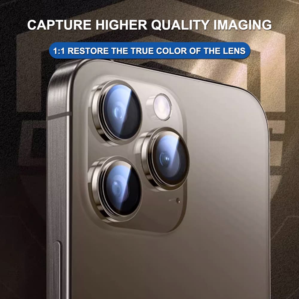 Lito Titanium AR sklo na kameru iPhone 17 Pro iPhone 17 Pro Max oranžová - náhled 5