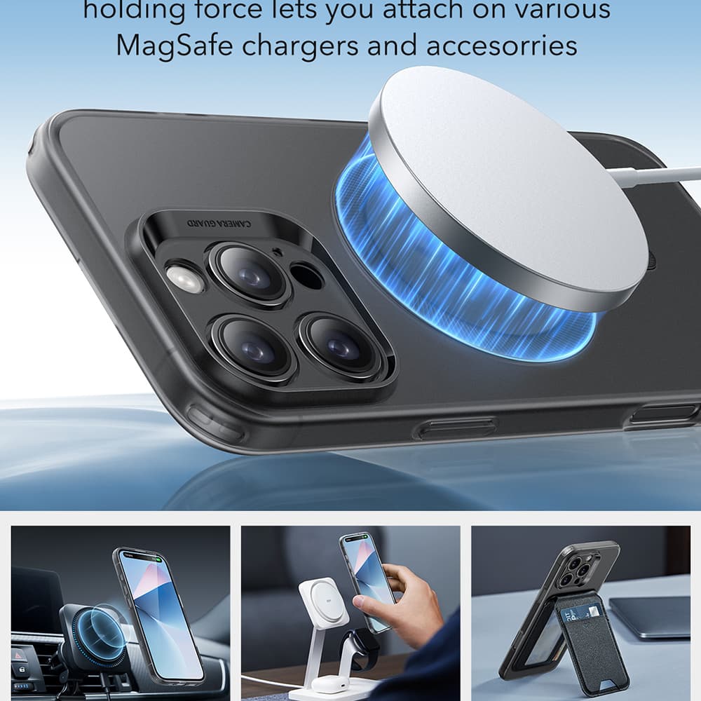 ESR Zero HaloLock iPhone 16 Pro Matná černá - náhled 5