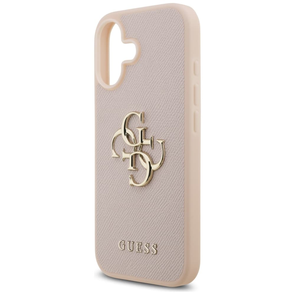 Guess Hardcase 4G Grained Big and Classic Logo iPhone 17 růžová - náhled 5