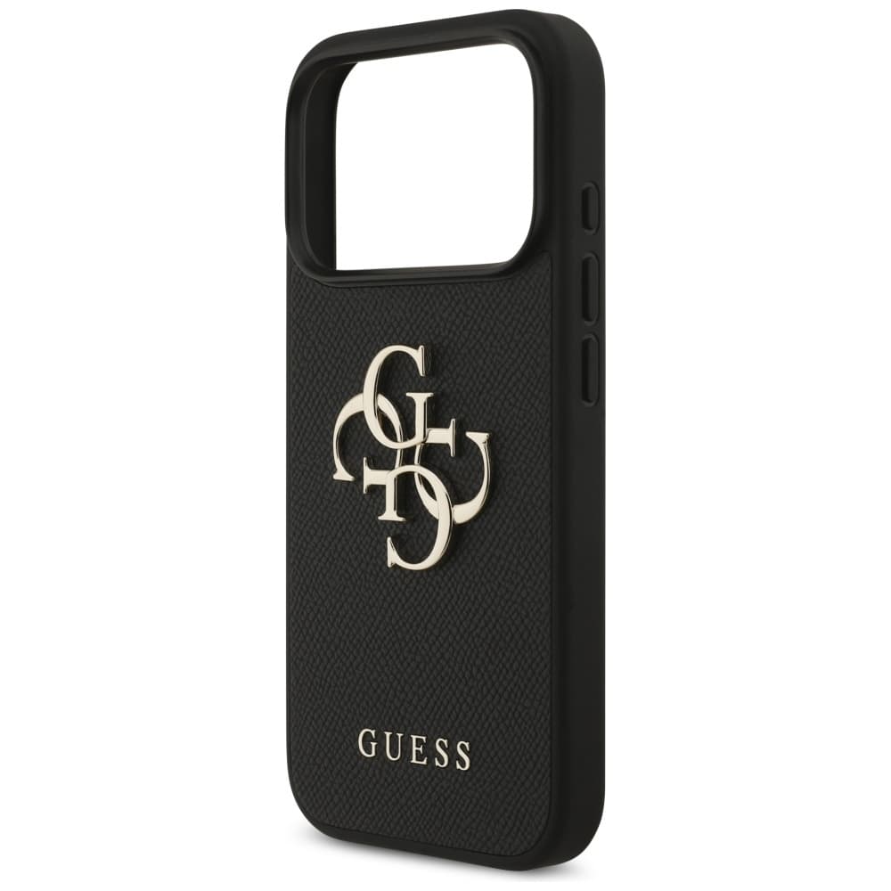 Guess Hardcase 4G Grained Big and Classic Logo iPhone 17 Pro černá - náhled 5