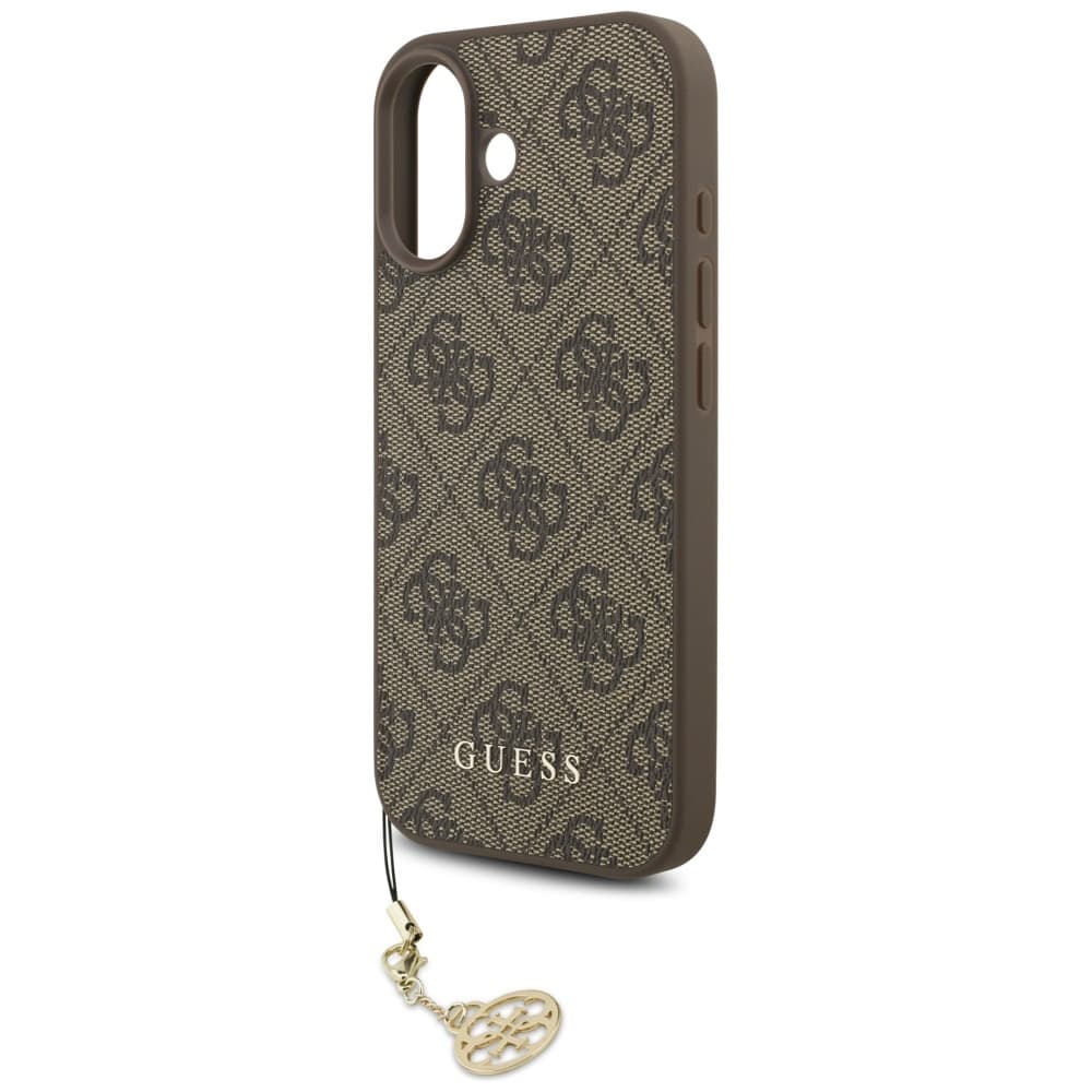 Guess Hardcase 4G Charm Cradle MagSafe iPhone 17 Hnědá - náhled 5