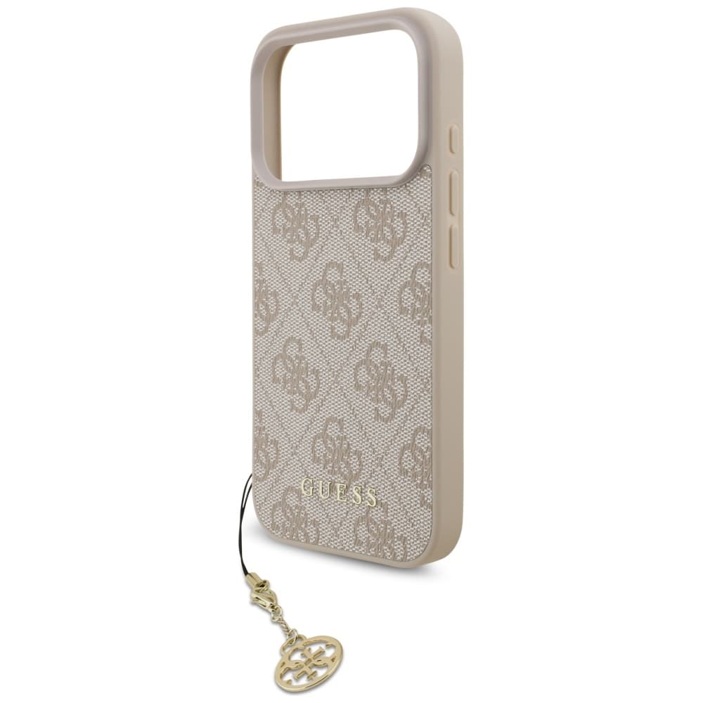 Guess Hardcase 4G Charm Cradle MagSafe iPhone 17 Pro růžová - náhled 5