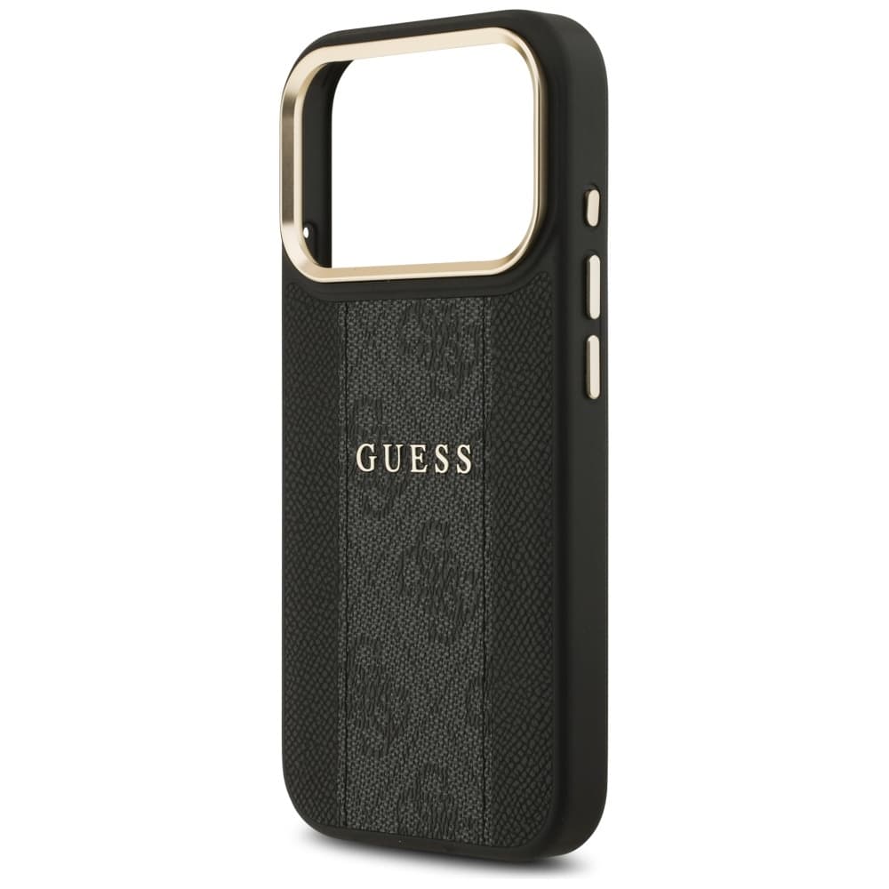 Guess Hardcase 4G Stripe MagSafe iPhone 17 Pro černý - náhled 5
