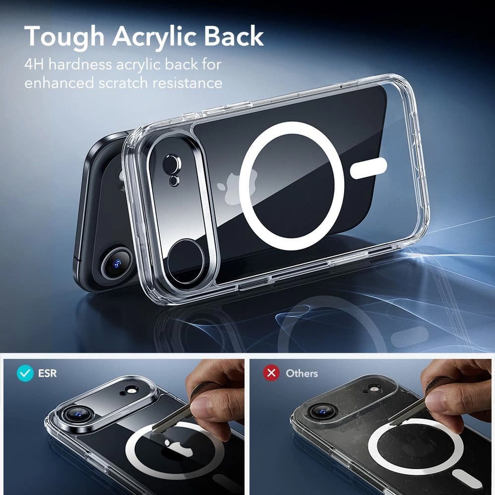 ESR Classic Hybrid HaloLock s ochranným sklem iPhone 17 Air průhledný - náhled 5