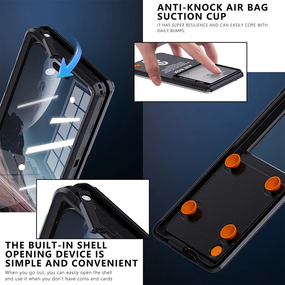 ShellBox AirBox vodotěsné pouzdro IP68 (max. 6.9 palce) černé - náhled 5
