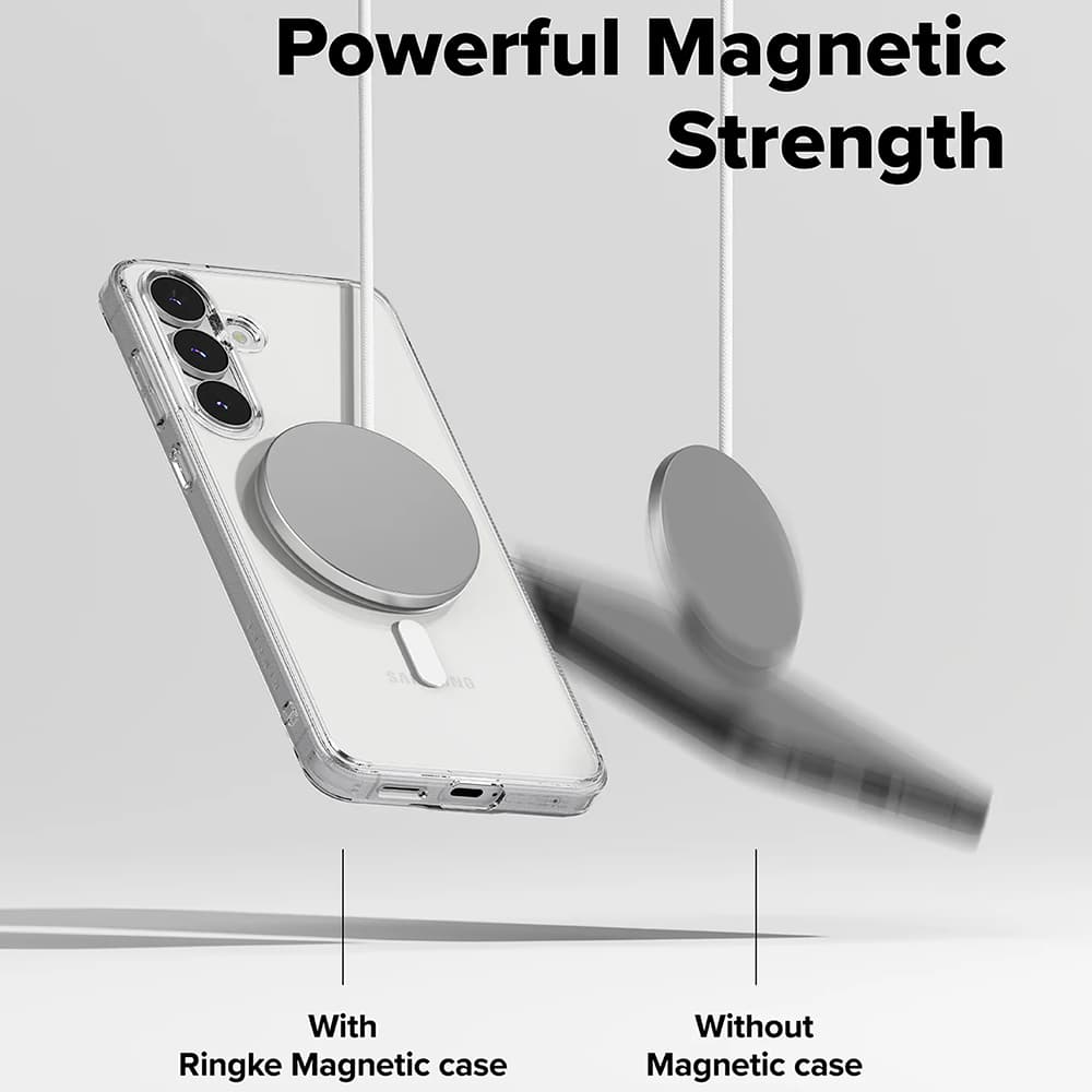 Kryt Ringke Fusion MagSafe pro Samsung Galaxy S25 FE čirý - náhled 5