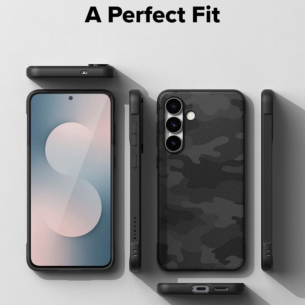 Ringke Onyx pouzdro pro Samsung Galaxy S25 FE maskáčová černá - náhled 5