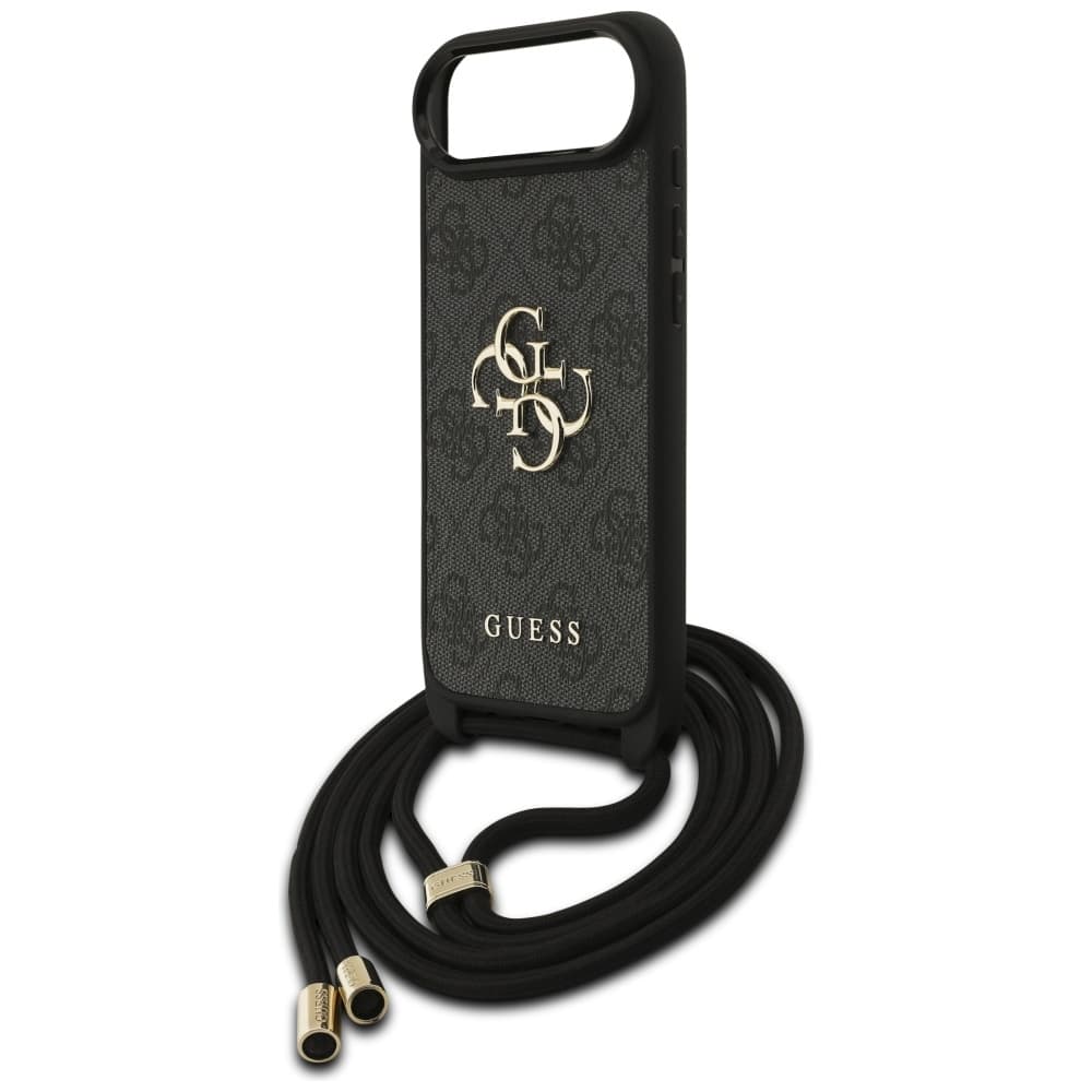 Guess Crossbody Cord 4G Big Logo iPhone 17 Air Černá - náhled 5