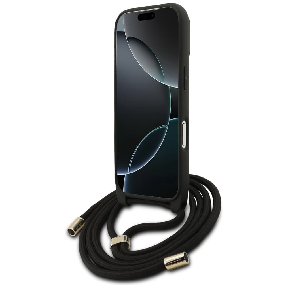 Guess Crossbody Cord 4G Big Logo GUHCP17LP4GMGCRK iPhone 17 Pro černá - náhled 5