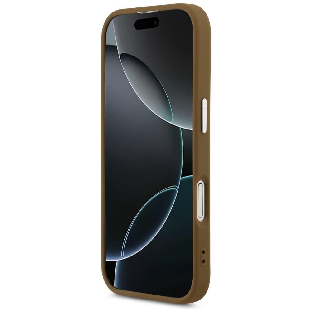 Guess Hardcase Triangle Logo MagSafe iPhone 17 Hnědý - náhled 5