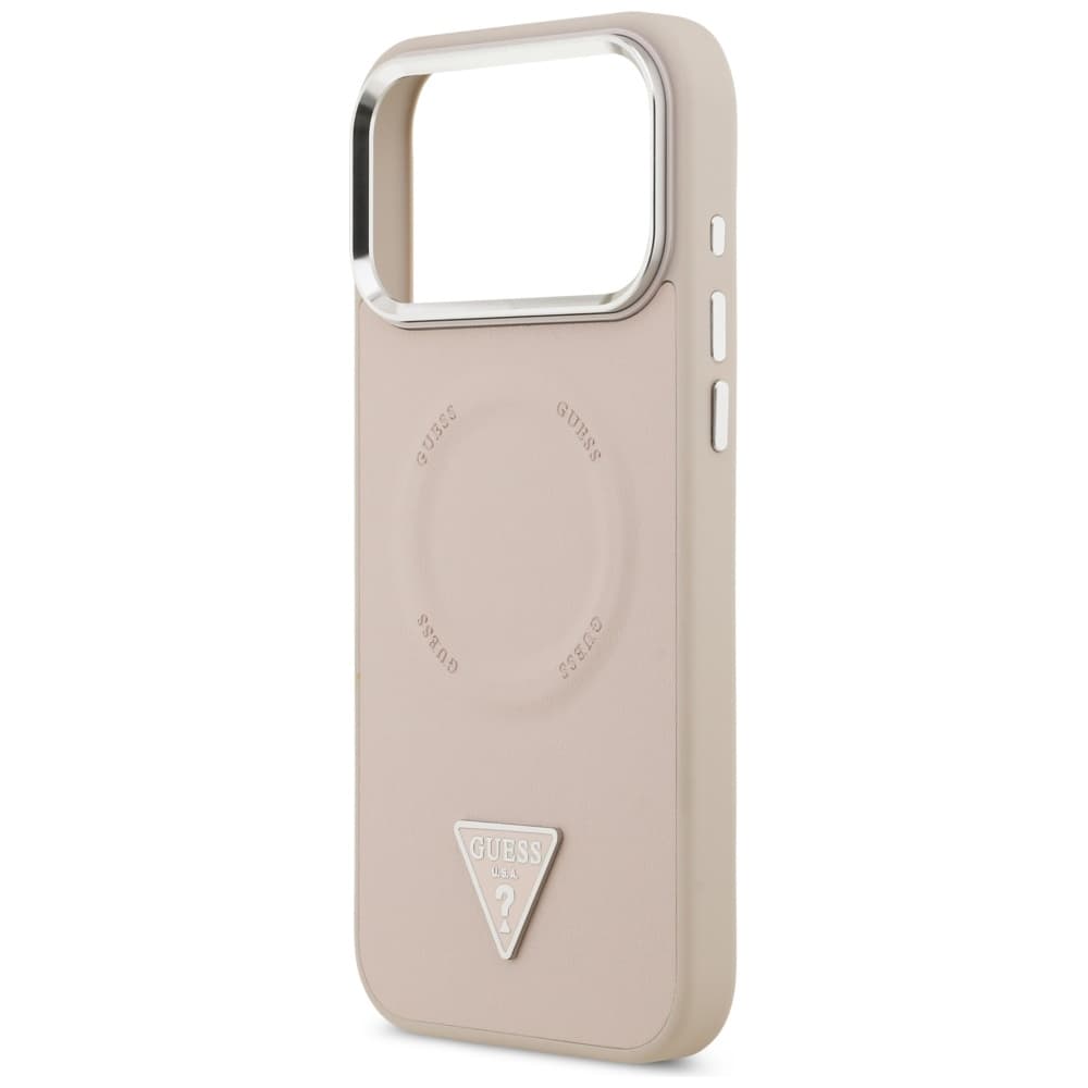 Guess Hardcase Triangle Logo MagSafe iPhone 17 Pro Max růžová - náhled 5