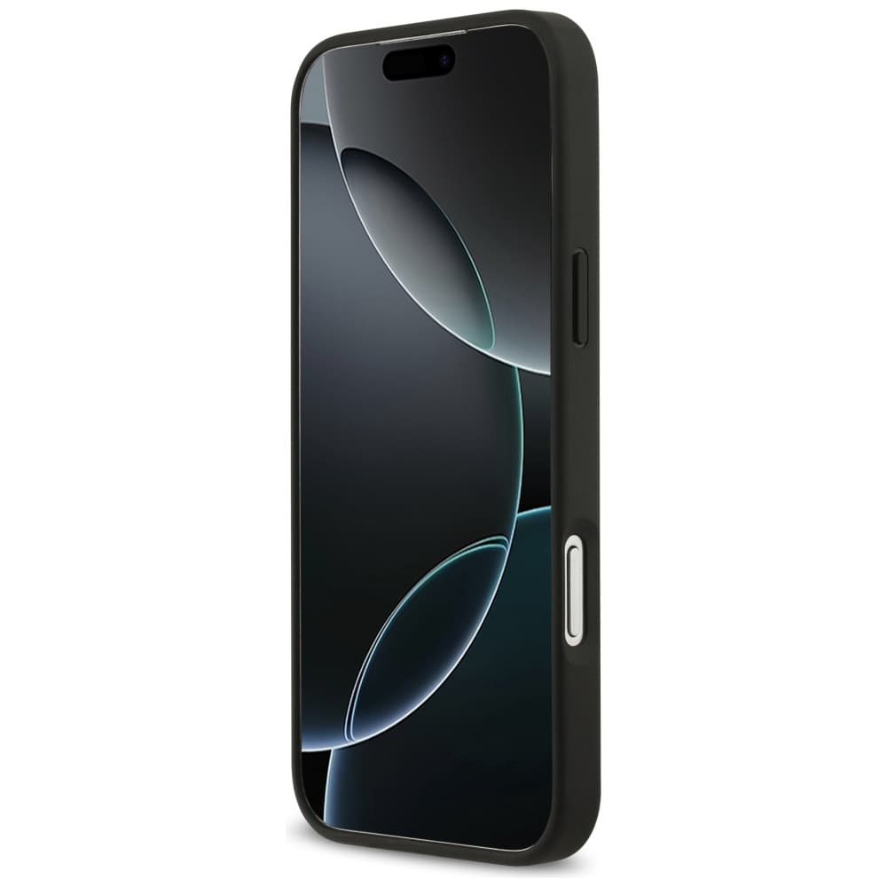 Guess Hardcase 4G Double Card Triangle pro iPhone 17 Pro Max černý - náhled 5