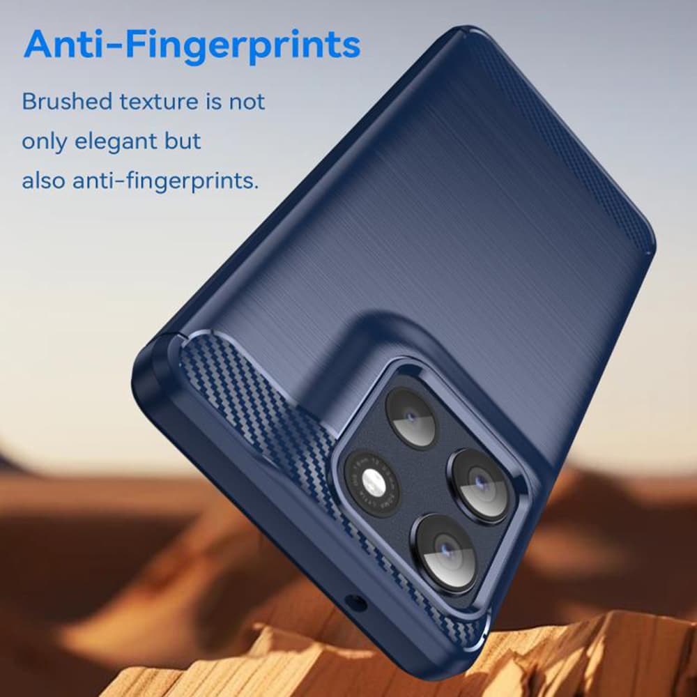 Techsuit Carbon Silicone pro Motorola Moto G86 modrá - náhled 5