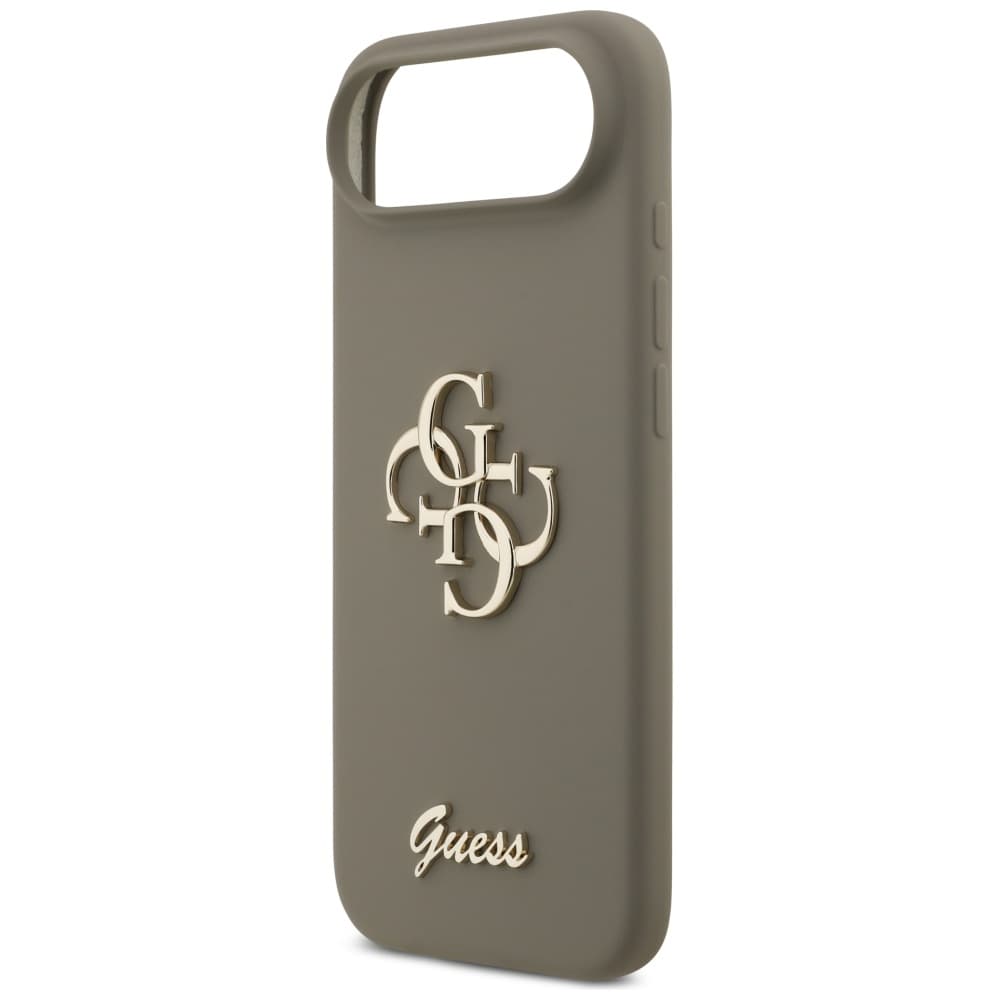 Guess - Silicone Big 4G Script - iPhone 17 Air - hnědá - náhled 5