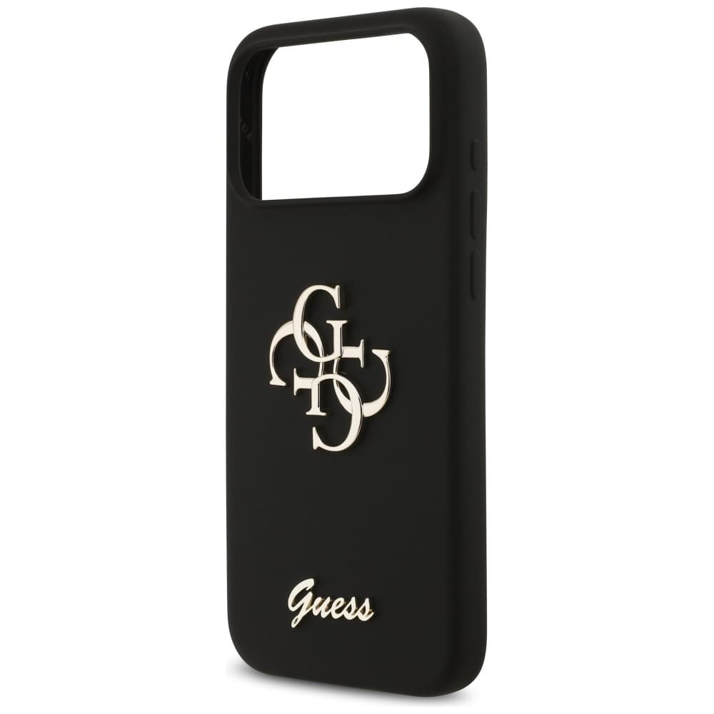 Guess Silicone Big 4G Script GUHCP17XSC4GSMK iPhone 17 Pro Max černá - náhled 5
