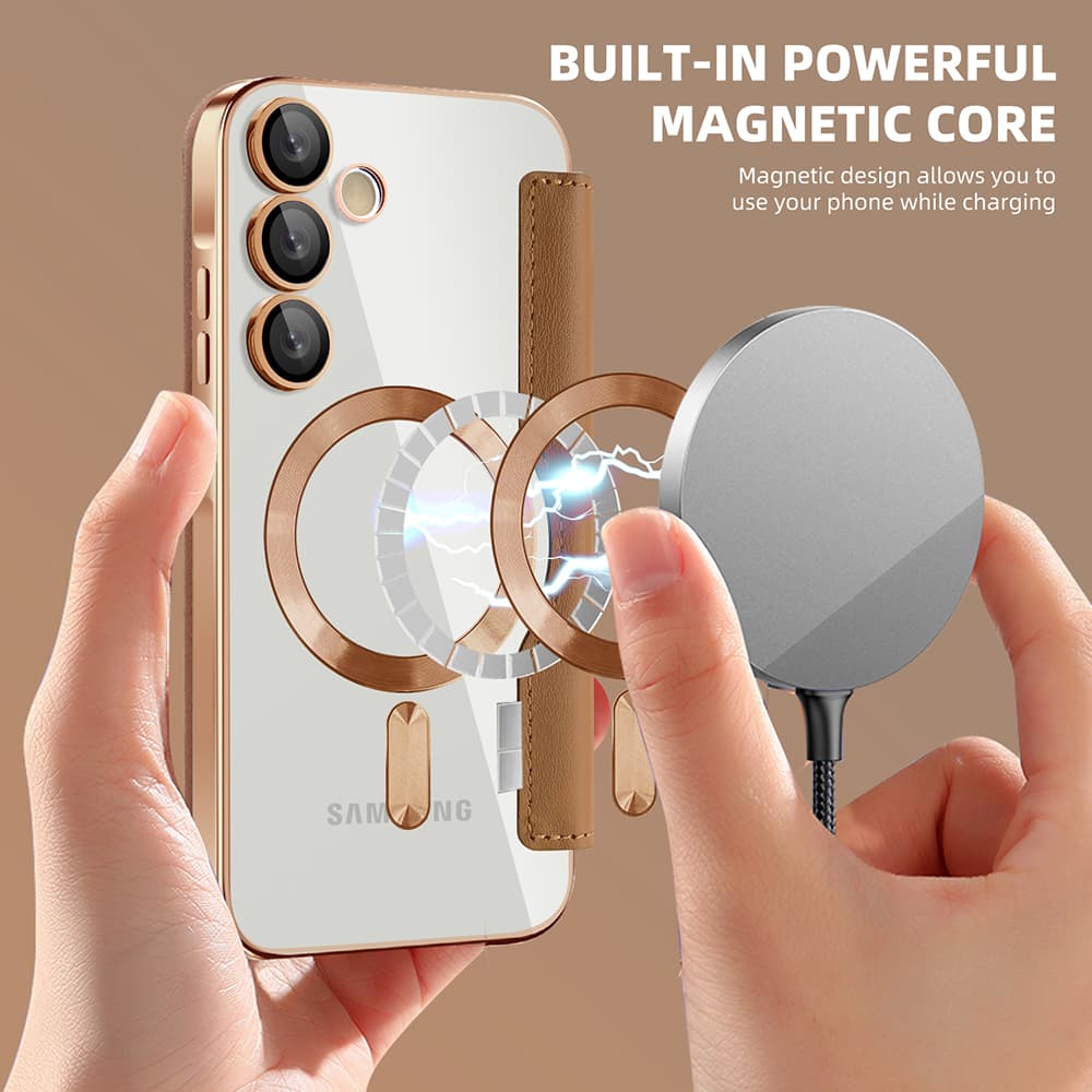 Pouzdro Techsuit SmartMag Book pro Samsung Galaxy A17 5G/A17 4G světle modré - náhled 5