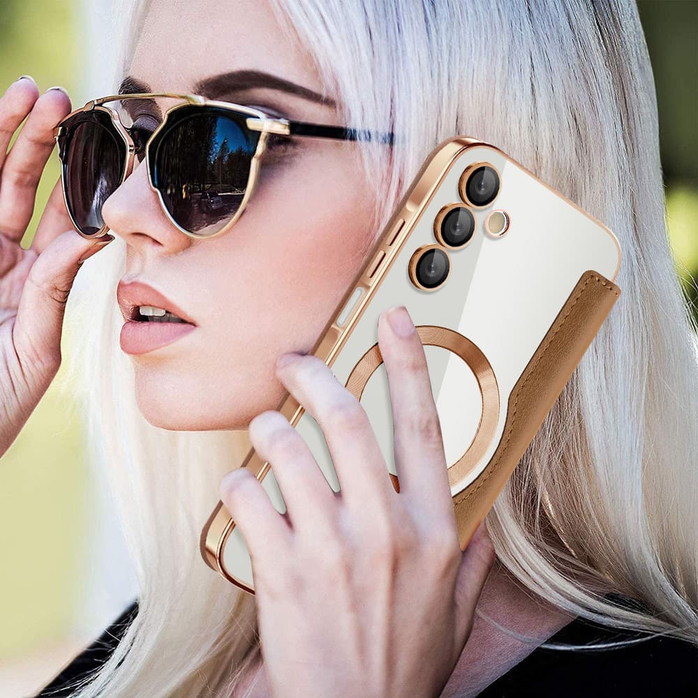 Pouzdro na knihu Techsuit SmartMag pro Samsung Galaxy A17 5G A17 4G zelené - náhled 5