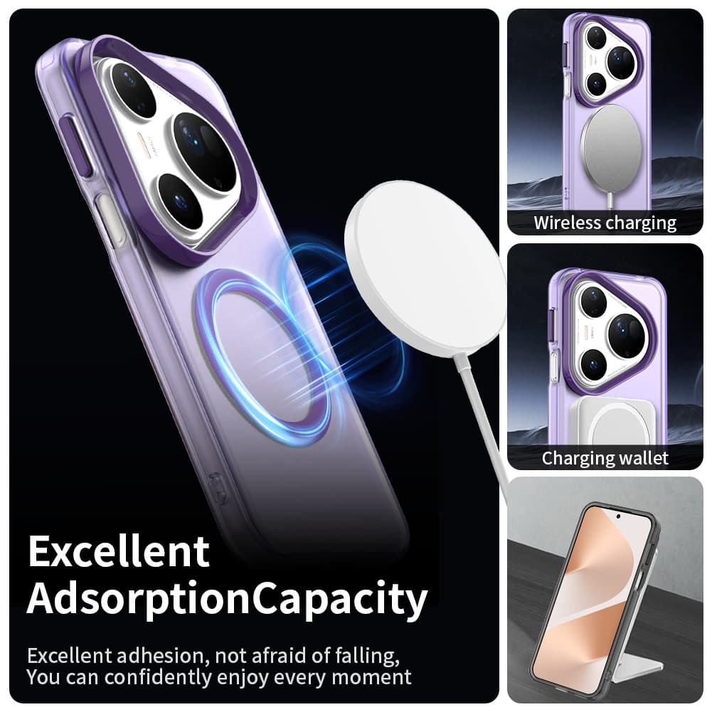 Techsuit CandyCase MagSafe pro Huawei Pura 80 Ultra fialová - náhled 5