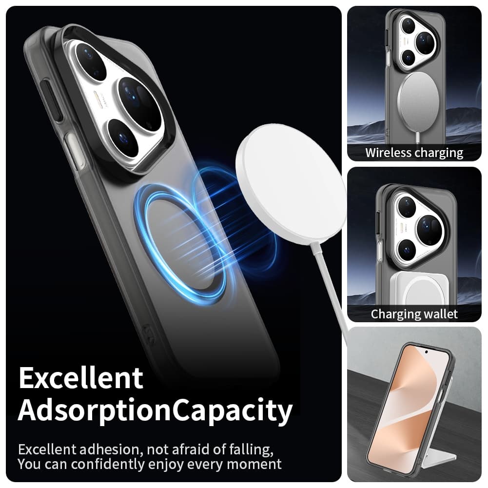 Pouzdro Techsuit CandyCase MagSafe Huawei Pura 80 Ultra černé - náhled 5